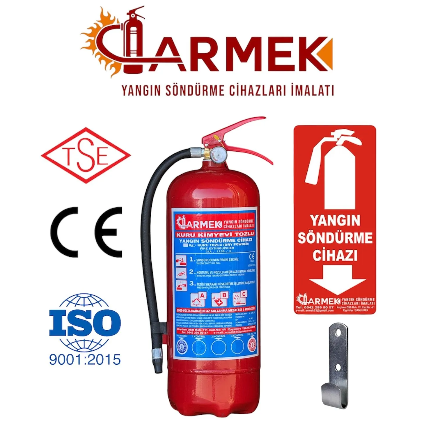 6 KG YANGIN TÜPÜ KURU KİMYEVİ TOZ